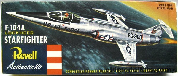 Revell 1/64 Lockheed F-104A Starfighter - 'S' Issue, H251-89 plastic model kit